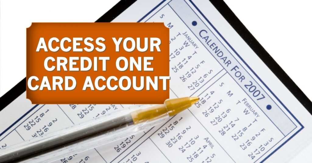Creditone Card Login -In