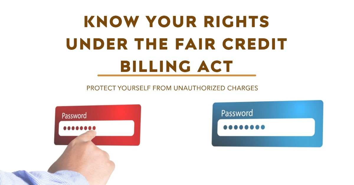 Fair Credit Billing Act Maximum Amount You Are Liable For Unauthorized Charges