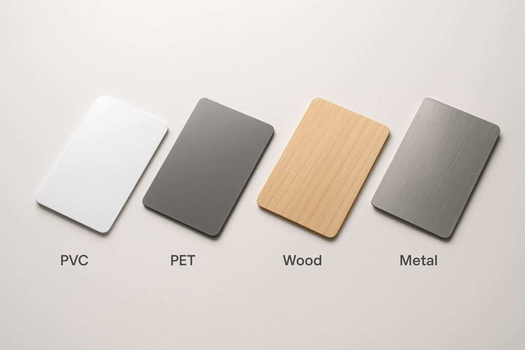 PVC vs PET vs Wood vs Metal: Which Card Material Is Best?
