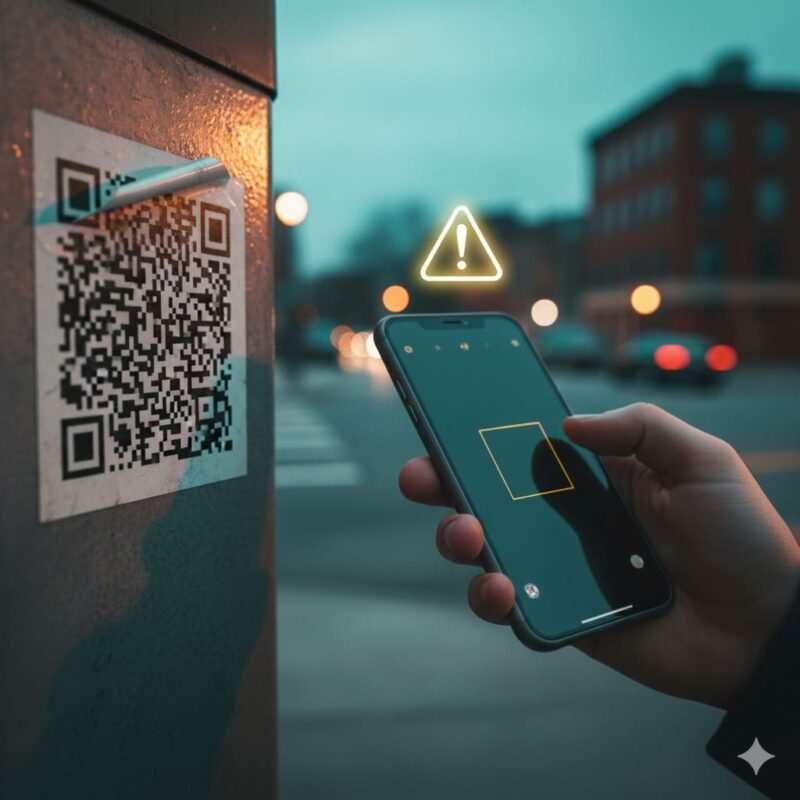  Spot the Sticker — QR Tampering Example